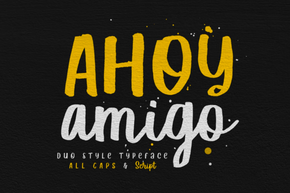 Ahoy Amigo Font for Creative Projects
