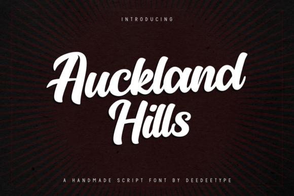 Auckland Hills Font for Stylish Design