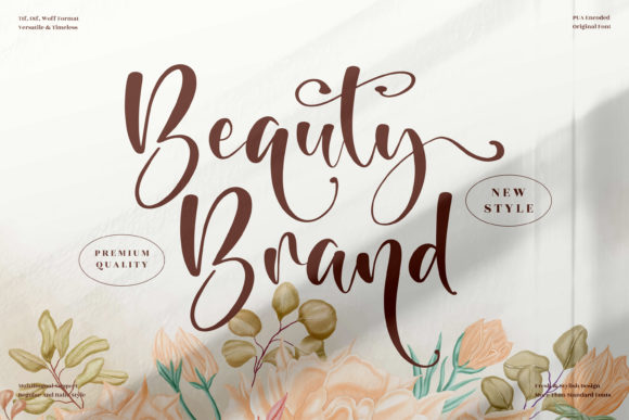 Beauty Brand: A Timeless Handwritten Font