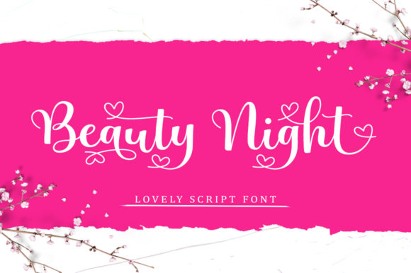 Beauty Night: A Romantic Script Font