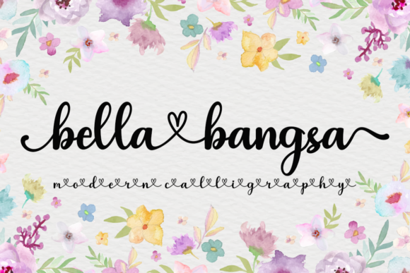 Bella Bangsa: A Graceful Script Font