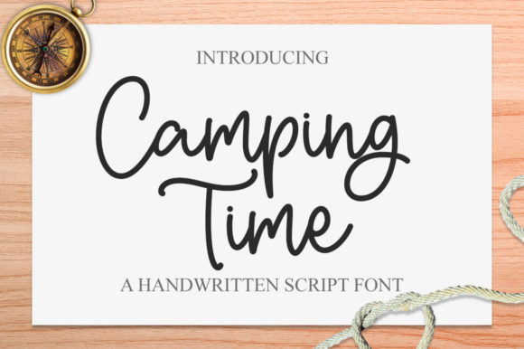 Camping Time Font Review