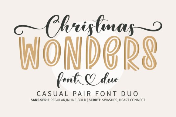 Christmas Wonders Font for Branding