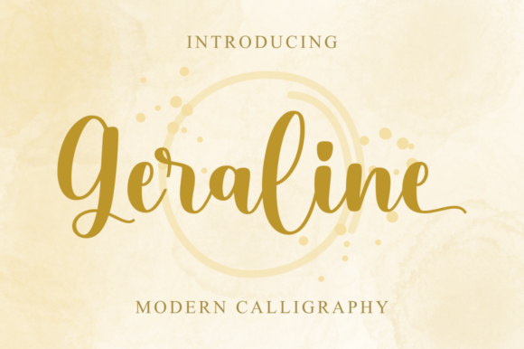 Geraline: A Sweet Script Font for Web Design