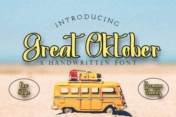 Great Oktober Font for Web Design