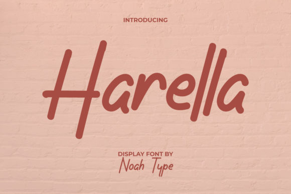 Harella: A Script Font for Creative Marketing