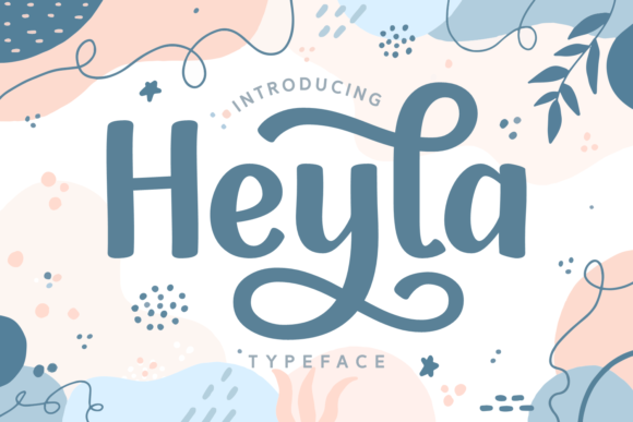 Heyla: A Playful Script Font