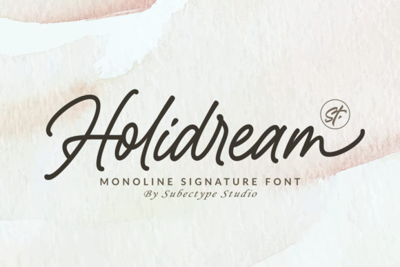 Holidream: A Vintage Script Font for Business