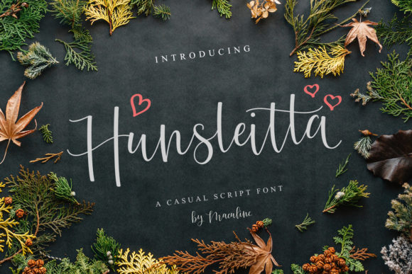 Hunsleitta: A Whimsical Script Font