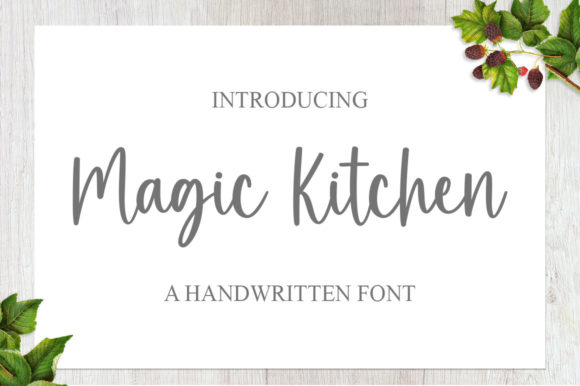 Magic Kitchen Font for Business