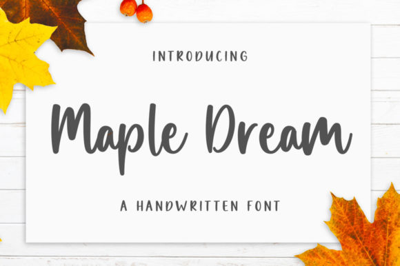 Maple Dream: A Stylish Script Font