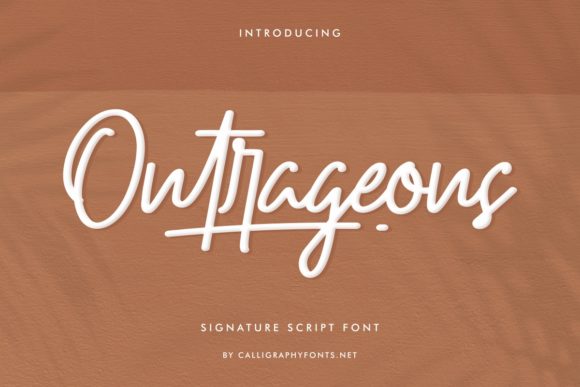 Outrageous Font: Elegant Script for Creative Makers
