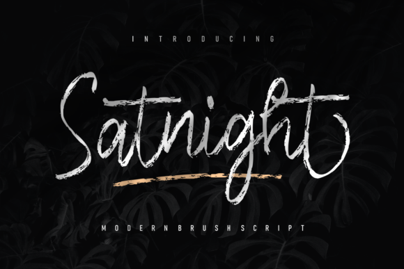 Satnight: A Font for Polished Branding