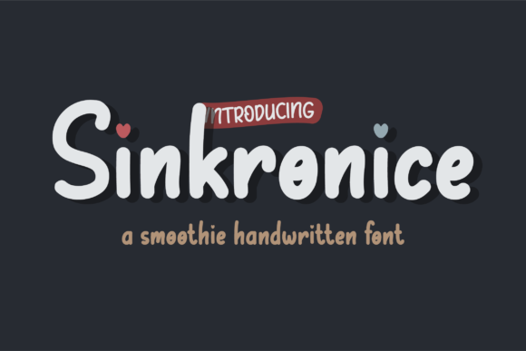 Sinkronice: A Handwritten Font for Digital Marketing