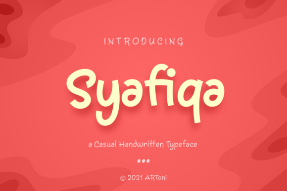 Syafiqa: A Script Font for Real Projects