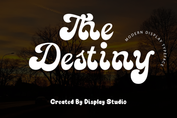 The Destiny: A Bold Handwritten Font