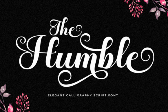 The Humble Font: Elegant Script for Craft Creators