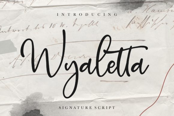 Wyaletta: A Font for Creative Campaigns
